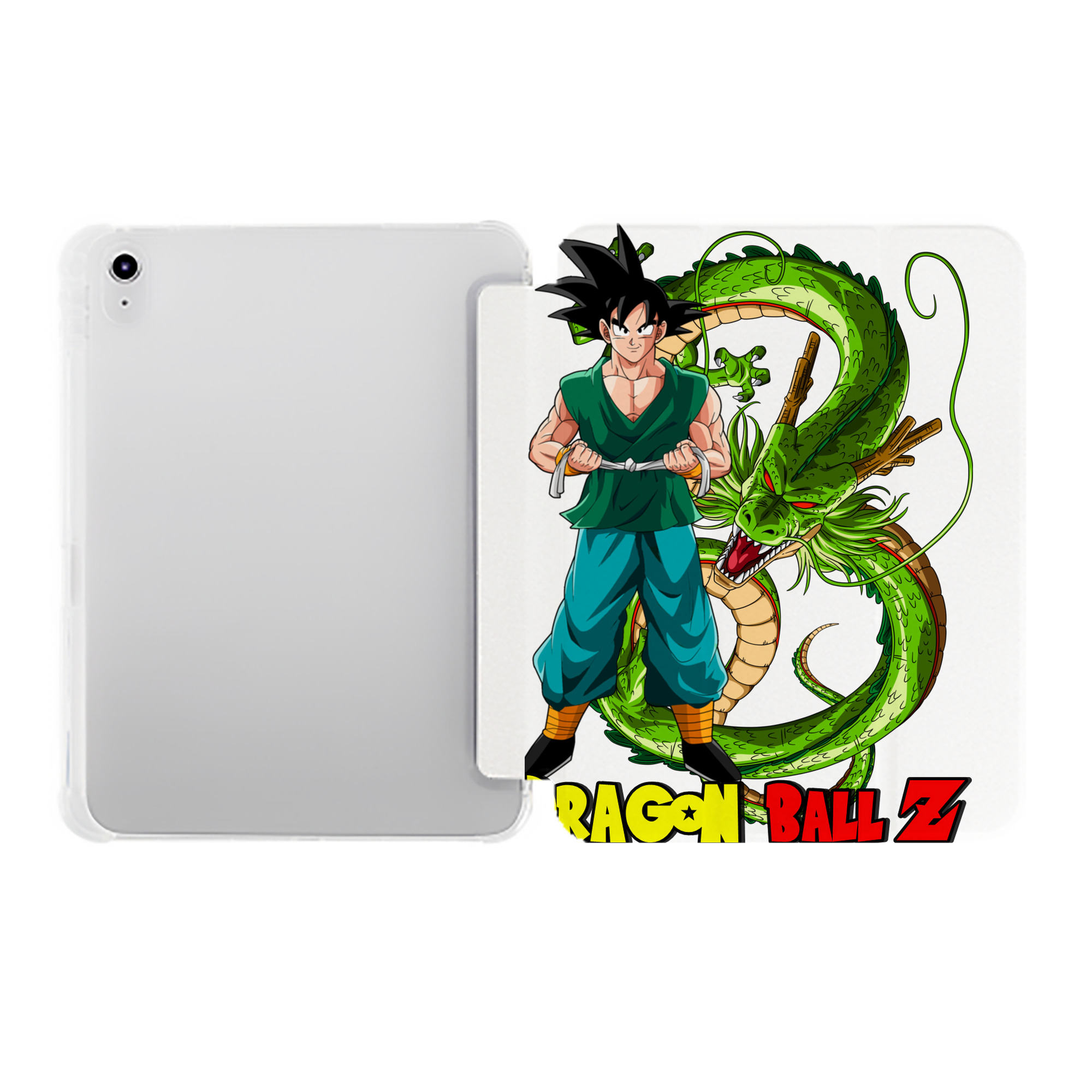 （画像用） ドラゴンボール 孫悟空（そん ごくう）Son Goku カカロット DRAGON BALL Kakarotto IPad ケース ペン収納付き 三つ折りスタンド PUレザー×シリコン 対応機種9.5/10.5/10.9インチ